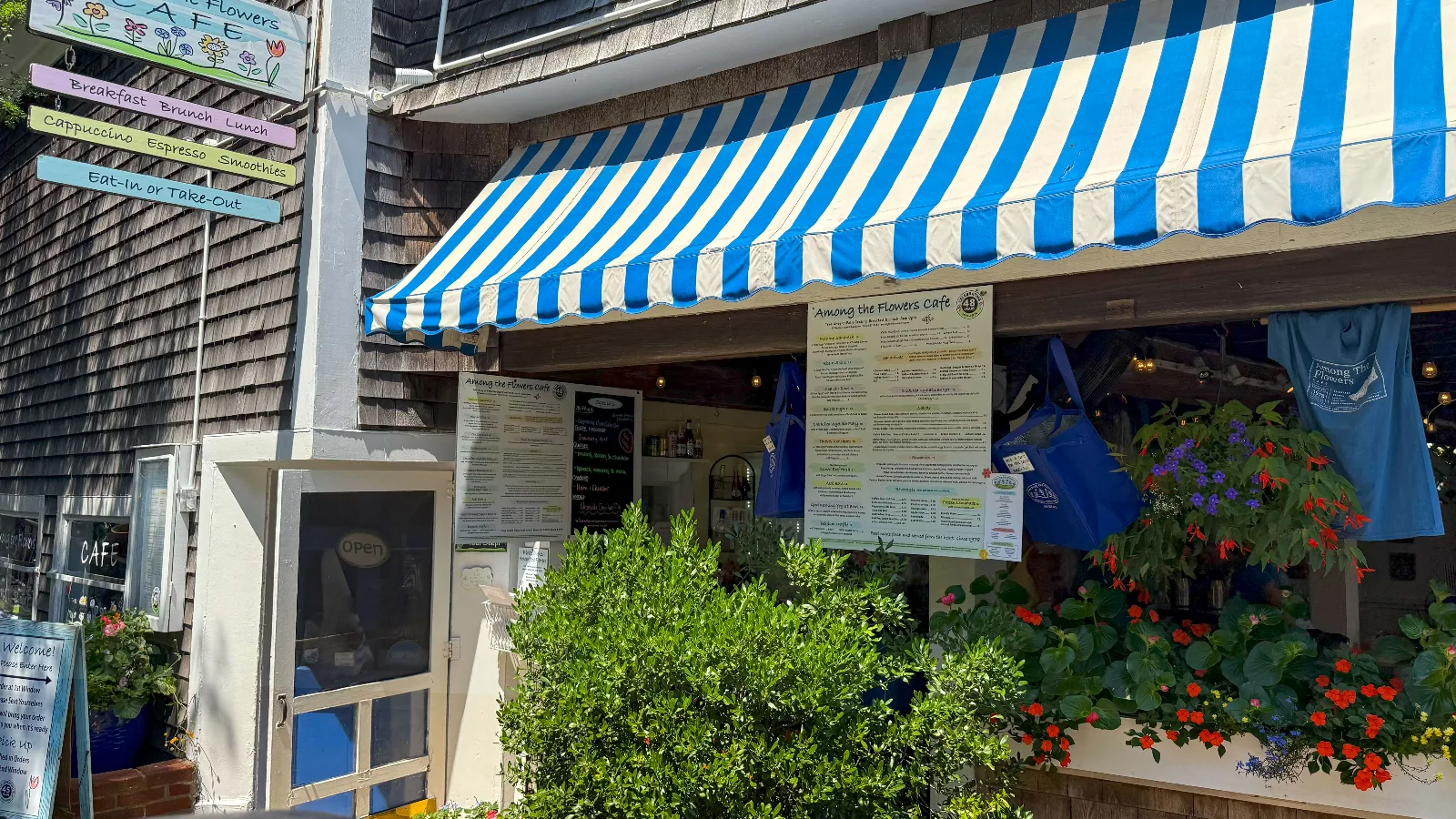 Among The Flowers Cafe restaurant on Martha's Vineyard