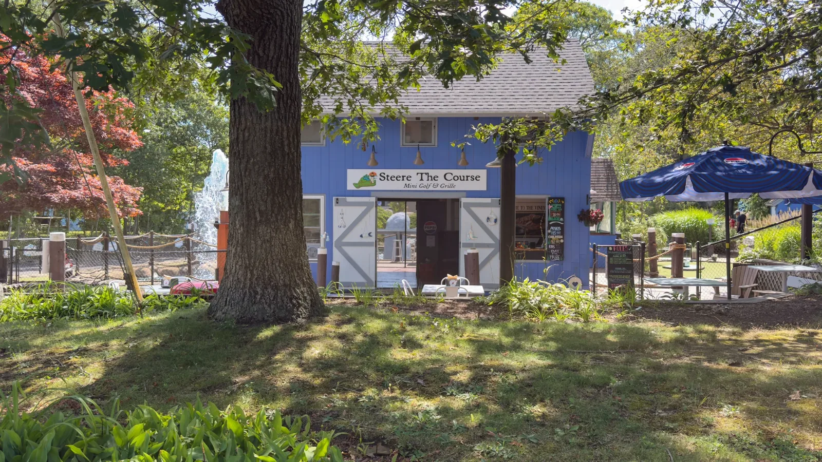 The Steere The Course Mini Golf & Grille clubhouse, State Road, Vineyard Haven