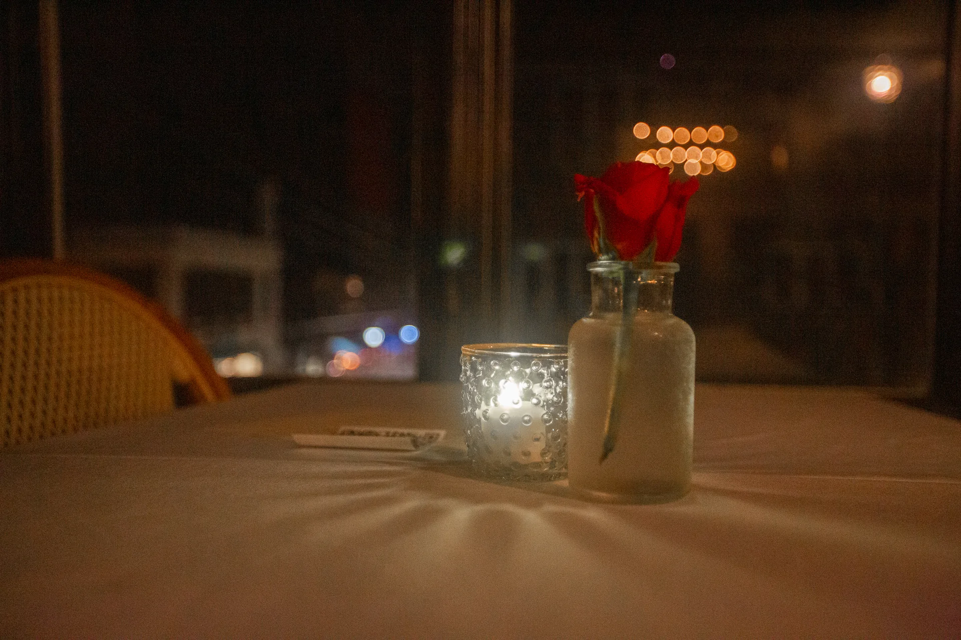 Fine dining ambiance